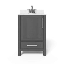 Load image into Gallery viewer, 24&quot; Droplet Distressed Wood Vanity with Quartz Top - Bathroom Vanities Outlet