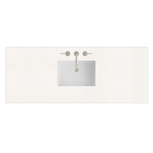 Load image into Gallery viewer, Renovate for Less Atlanta 60" Single Top, 3 CM White Zeus Silestone w/ Sink