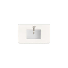 Load image into Gallery viewer, Renovate for Less Atlanta 36" Single Radius Cut Top, 3 CM White Zeus Silestone w/ Sink