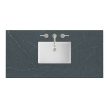 Load image into Gallery viewer, Renovate for Less Atlanta 48" Single Top, 3 CM Charcoal Soapstone Silestone w/ Sink