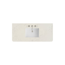Load image into Gallery viewer, Renovate for Less Atlanta 48" Single Radius Cut Top, Widespread 3CM Siberian Silestone w/ Sink