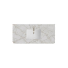 Load image into Gallery viewer, Renovate for Less Atlanta 48" Single Radius Cut Top, 3 CM Victorian Silver Silestone w/ Sink