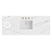Load image into Gallery viewer, Renovate for Less Atlanta 60" Single Top, 3 CM Ethereal Noctis Silestone w/ Sink &amp; FreePower Wireless Charger