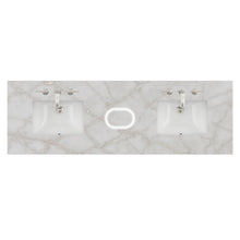 Load image into Gallery viewer, Renovate for Less Atlanta 72" Double Top, 3 CM Victorian Silver Silestone w/ Sink &amp; FreePower Wireless Charger (040)