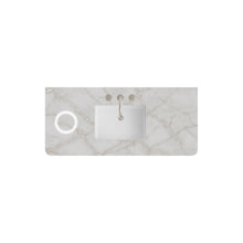 Load image into Gallery viewer, Renovate for Less Atlanta 48" Single Radius Cut Top, 3 CM Victorian Silver Silestone w/ Sink &amp; FreePower Wireless Charger