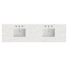 Load image into Gallery viewer, Renovate for Less Atlanta 84" Double Top, 3CM Eternal Jasmine Pearl Silestone w/ Sink