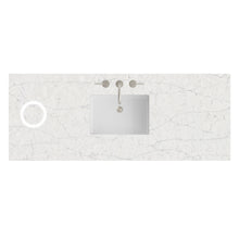 Load image into Gallery viewer, Renovate for Less Atlanta 60" Single Top, 3 CM Eternal Jasmine Pearl Silestone w/ Sink &amp; FreePower Wireless Charger
