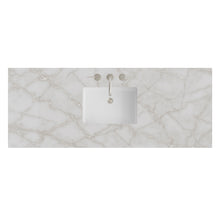 Load image into Gallery viewer, Renovate for Less Atlanta 60" Single Top, 3 CM Victorian Silver Silestone w/ Sink