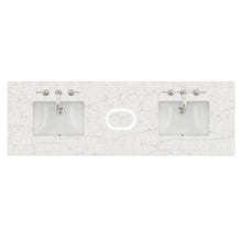 Load image into Gallery viewer, Renovate for Less Atlanta 72" Double Top, 3 CM Eternal Jasmine Pearl Silestone w/ Sink &amp; FreePower Wireless Charger (040)