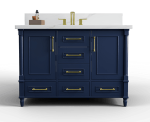 Atlanta 47.5 inch Single or Double Bathroom Vanity- Cabinet Only - Bathroom Vanities Outlet
