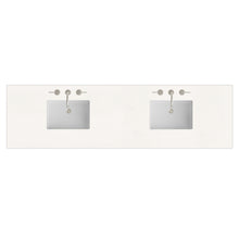Load image into Gallery viewer, Renovate for Less Atlanta 84" Double Top, 3 CM White Zeus Silestone