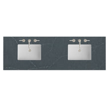 Load image into Gallery viewer, Renovate for Less Atlanta 72" Double Top, 3 CM Charcoal Soapstone Silestone w/ Sink