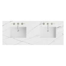 Load image into Gallery viewer, Renovate for Less Atlanta 60" Double Top, 3 CM Ethereal Noctis Silestone w/ Sink