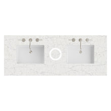 Load image into Gallery viewer, Renovate for Less Atlanta 60" Double Top, 3 CM Eternal Jasmine Pearl Silestone w/ Sink &amp; FreePower Wireless Charger