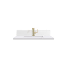 Load image into Gallery viewer, Renovate for Less Atlanta 30" Single Top, Single-Hole, 3 CM White Zeus Silestone w/ Backsplash &amp; Sink