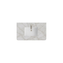 Load image into Gallery viewer, Renovate for Less Atlanta 36" Single Radius Cut Top, 3 CM Victorian Silver Silestone w/ Sink