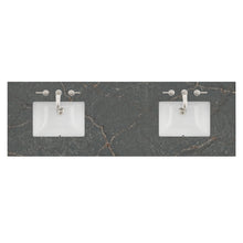 Load image into Gallery viewer, Renovate for Less Atlanta 72" Double Top, 3 CM Parisien Bleu Quartz w/ Sink