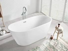 Trish 59 Inch Freestanding Tub - Bathroom Vanities Outlet