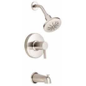 Danze Amalfi Single Handle Tube/Shower Trim Kit Brushed Nickel - Bathroom Vanities Outlet