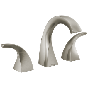 Delta Downing Spotshield Brushed Nickel 2-handle Widespread Faucet - Bathroom Vanities Outlet