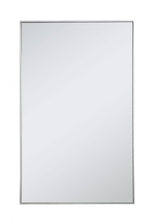 Load image into Gallery viewer, Metal frame rectangle mirror 30 inch in Sliver - Bathroom Vanities Outlet