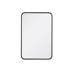 Elegant lighting 20 x 30 in. Black Mirror - MR802030BK - Bathroom Vanities Outlet