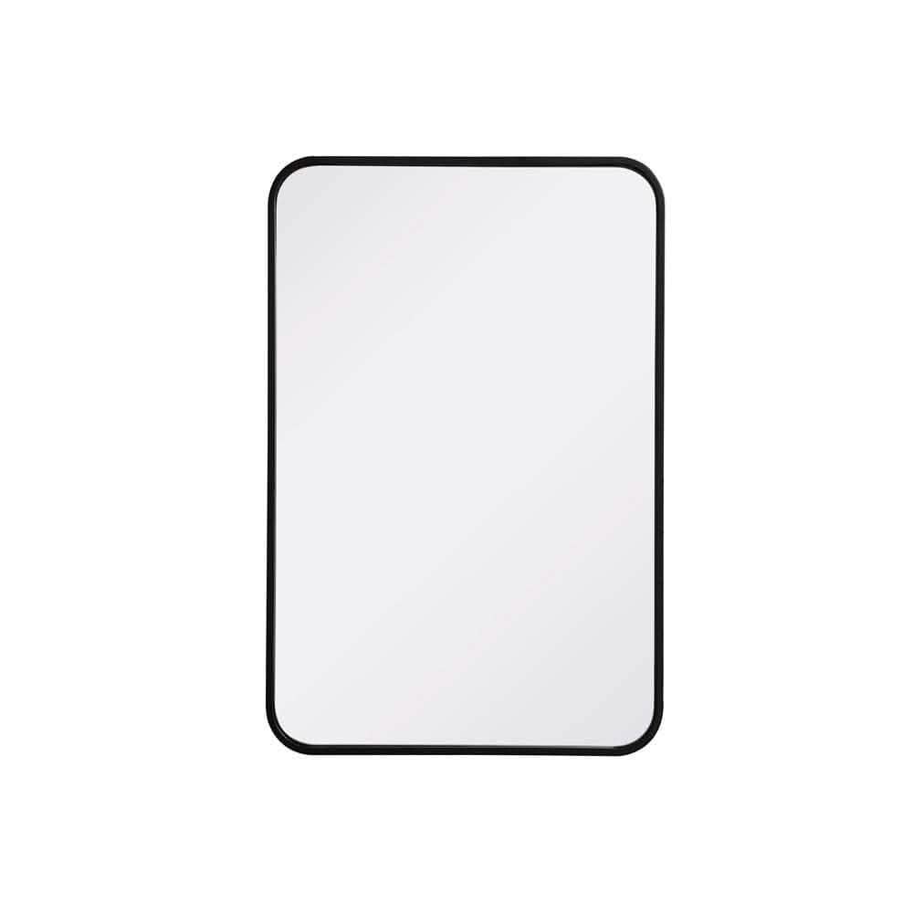 Elegant lighting 20 x 30 in. Black Mirror - MR802030BK - Bathroom Vanities Outlet