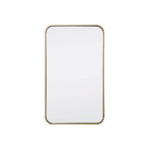 Load image into Gallery viewer, Elegant Lighting 18 x 30 in. Brass Mirror - MR801830BR - Bathroom Vanities Outlet