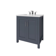 Load image into Gallery viewer, Kennesaw 29.5 inch Bathroom Vanity in Charcoal- Cabinet Only - Bathroom Vanities Outlet