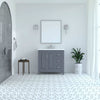 Kennesaw 35.5 inch Bathroom Vanity in Charcoal- Cabinet Only - Bathroom Vanities Outlet