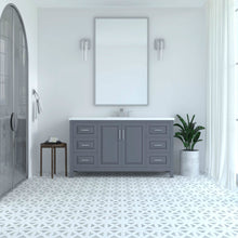 Load image into Gallery viewer, Kennesaw 59.5 inch Single Bathroom Vanity in Charcoal- Cabinet Only - Bathroom Vanities Outlet