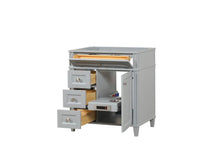 Load image into Gallery viewer, Kensington 29.5 Left in All Wood Vanity in Metal Gray - Cabinet Only - Bathroom Vanities Outlet