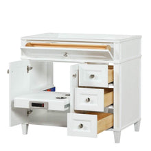 Load image into Gallery viewer, Kensington 35.5 Right Drawers in All Wood Vanity in Bright White - Cabinet Only - Bathroom Vanities Outlet