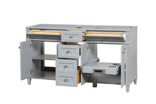 Load image into Gallery viewer, Kensington 59.5 Double in All Wood Vanity in Metal Gray - Cabinet Only - Bathroom Vanities Outlet
