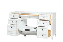 Load image into Gallery viewer, Kensington 59.5 Single in All Wood Vanity in Bright White - Cabinet Only - Bathroom Vanities Outlet