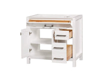 Load image into Gallery viewer, London 35.5 Inch- Single Bathroom Vanity in Bright White - Bathroom Vanities Outlet