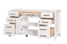 Load image into Gallery viewer, London 59.5 Inch Single Bathroom Vanity in Bright White - Bathroom Vanities Outlet