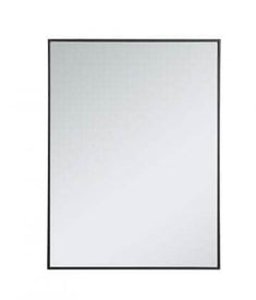 MR43040BK Metal Frame Rectangle Mirror 30