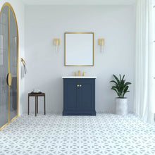 Load image into Gallery viewer, Marietta 29.5 inch Bathroom Vanity in Blue- Cabinet Only - Bathroom Vanities Outlet