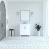 Kennesaw 29.5 inch Bathroom Vanity in White- Cabinet Only - Bathroom Vanities Outlet