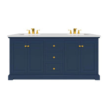 Load image into Gallery viewer, Marietta 71.5 inch Double Bathroom Vanity in Blue- Cabinet Only - Bathroom Vanities Outlet