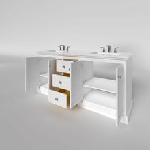 Load image into Gallery viewer, Marietta 71.5 inch Double Bathroom Vanity in White- Cabinet Only - Bathroom Vanities Outlet