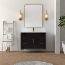 Load image into Gallery viewer, Oxford 41.5 Inch Bathroom Vanity in Black - Bathroom Vanities Outlet