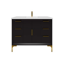 Load image into Gallery viewer, Oxford 41.5 Inch Bathroom Vanity in Black - Bathroom Vanities Outlet