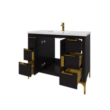 Load image into Gallery viewer, Oxford 41.5 Inch Bathroom Vanity in Black - Bathroom Vanities Outlet