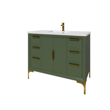 Load image into Gallery viewer, Oxford 41.5 Inch Bathroom Vanity in Sage Green - Bathroom Vanities Outlet