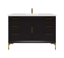Load image into Gallery viewer, Oxford 47.5 Inch Bathroom Vanity in Black - Bathroom Vanities Outlet