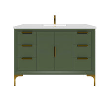 Load image into Gallery viewer, Oxford 47.5 Inch Bathroom Vanity in Sage Green - Bathroom Vanities Outlet