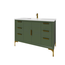 Load image into Gallery viewer, Oxford 47.5 Inch Bathroom Vanity in Sage Green - Bathroom Vanities Outlet