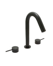 Load image into Gallery viewer, Huntington Brass Three Piece Roman Tub Filler - Matte Black - Bathroom Vanities Outlet